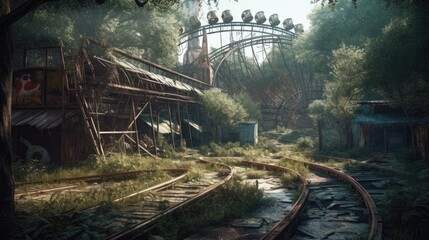 Lost Place/ abandoned premises - theme park