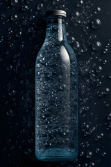 water bottle mockup, generative AI