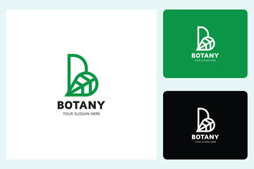Botany - B Letter Logo Design Template