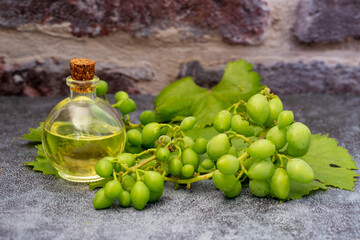 Natural grapeseed oil for massage, skincare and haicare