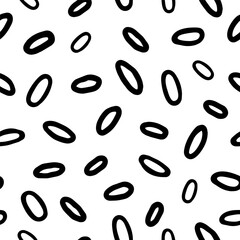 Absctract nordic design seamless pattern for decoration interior, print posters, greating card, bussines banner, wrapping in modern scandinavian style in vector. Doodle style