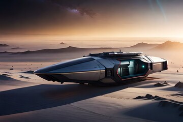 Futuristic Spaceship Design, Sci-fi Technology