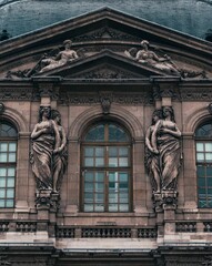 Fototapeta na wymiar Louvre Museum in Paris, France