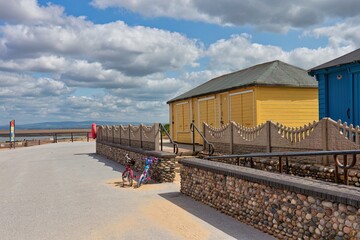 beach huts at the beach