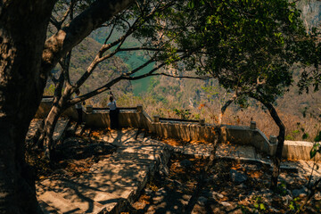 view point on Sumidero Canyon Chiapas Mexico in Grijalva river. mexico