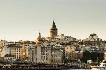 Fototapeta na wymiar Beautiful view of the city of Istanbul, Turkey.