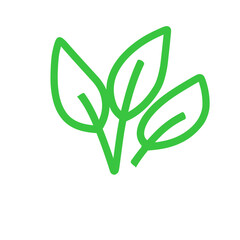 Leaf line icon