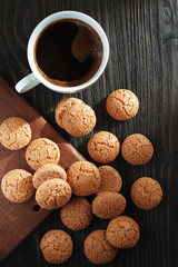 Biscuits with Apricot and coffee