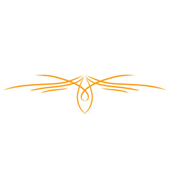 Gold Line Devider Border Vector 