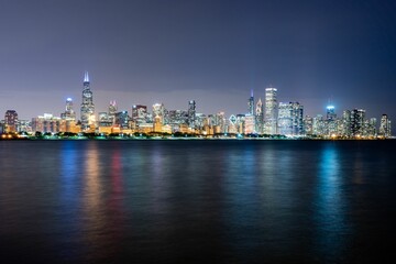 Fototapeta na wymiar Skyline of Chicago, United States