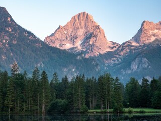 Beautiful shot of Spitzmauer mountain peak in Hinterstoder, Austria