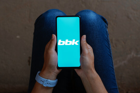 June 12, 2023, Brazil. In this photo illustration, the BBK Electronics Corporation logo is displayed on a smartphone screen.