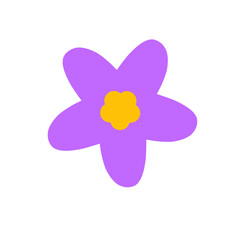 single colored flower