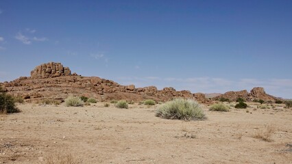 Felsformationen in Namibia, Landschaftspanorama