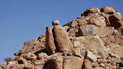 Felsformationen in Namibia, Landschaftspanorama