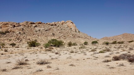 Felsformationen in Namibia, Landschaftspanorama