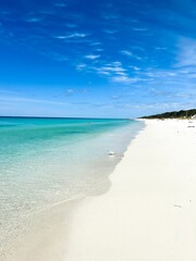 Beautiful sandy beach on a sunny morning in Western Australia