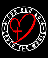 Christian quote typography print, template, design