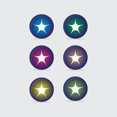 Colorful Star Set Design or  Star