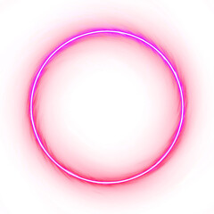 Pink Neon Circle