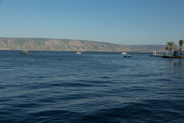 Obraz premium Azure waters of the picturesque Kinneret