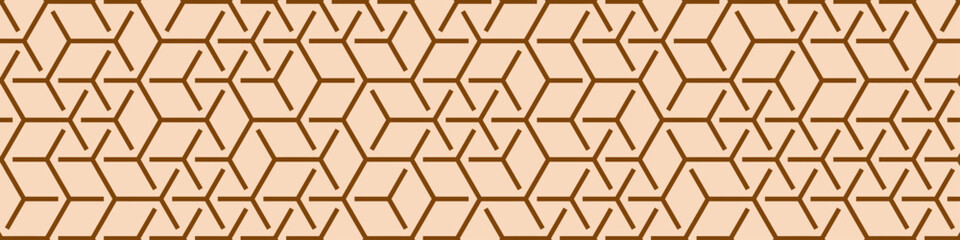 Hexagonal Maze pattern abstract illustration