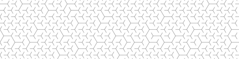  Hexagonal Maze pattern abstract illustration - obrazy, fototapety, plakaty