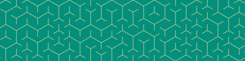  Hexagonal Maze pattern abstract illustration
