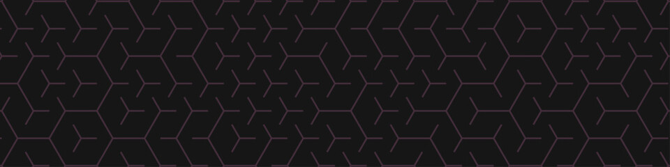  Hexagonal Maze pattern abstract illustration