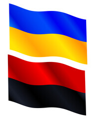 Fototapeta premium Flags of Ukraine