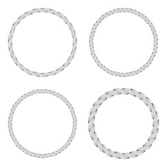 cornici circolari arrotolate