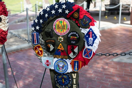 Vietnam Military Wreath Honoring United States Military