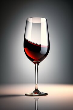 Wine Glass, blank backgound. wine, glass, alcohol, red, drink, wineglass, red wine, celebration, winery, merlot, wine glass, restaurant, object, Generative AI