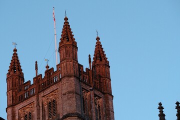 Fototapeta na wymiar Detail of the Taunton Minster (St Mary Magdalene Church) in Taunton, England