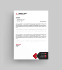 Abstract Mortgage Letterhead Design Template
 Business Style Letterhead Design Vector Template For Your Project.