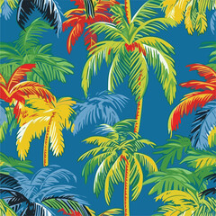 Seamless Colorful Hawaii Palms Pattern.

Seamless pattern of Hawaii Palms in colorful style. Add color to your digital project with our pattern!