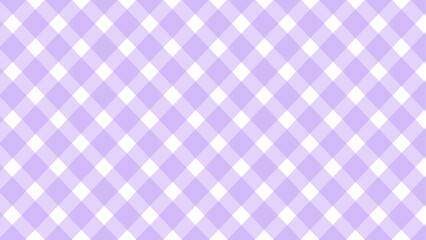 Diagonal violet plaid on the white background