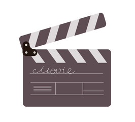 Fototapeta premium Cinema clapperboard concept
