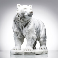 A lone figure stands alone in a room, its features illuminated by a bright light. The figure's surface is smooth and gleaming. - Generative AI