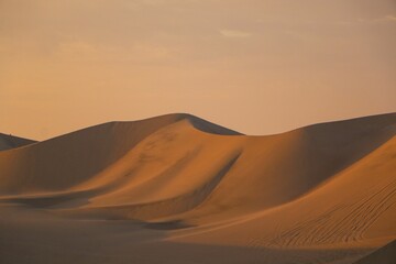 Fototapeta na wymiar Beautiful view of desert sand
