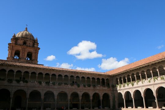 Beautiful view of Church and Convent of Santo Domingo of Guzman