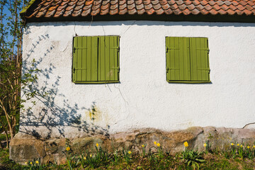 old house in the village