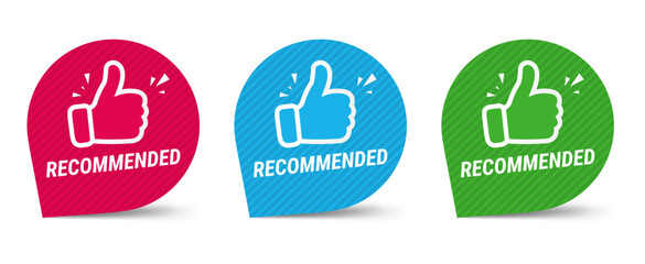 recommemded labels isolated