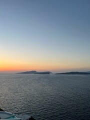 Fototapeta premium View of the bay in Santorini, Greece