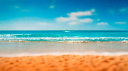 Fototapeta premium beach and sea. Generative Ai. 