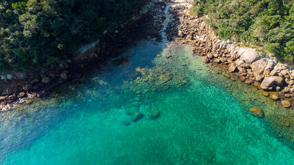 Aerial Drone View of Ilha Grande, Rio de Janeiro, Brazil