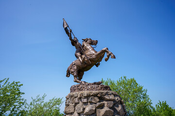 statue de jeanne d'arc à Ballon d'alsace