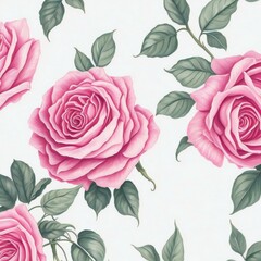 seamless pattern with roses