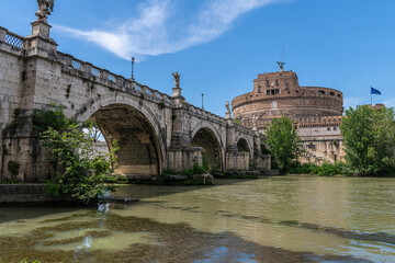 Tiber view of Sant’Angelo