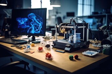 3D Printer  - made with Generative Ai	